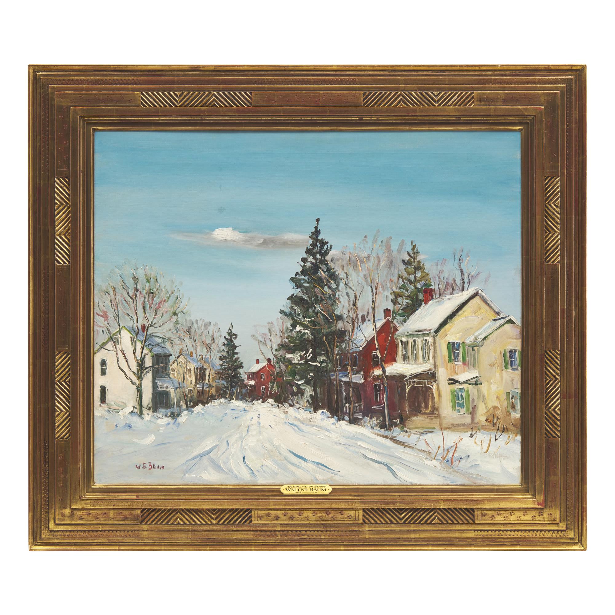 Walter Emerson Baum (American, 1884-1956) — Quakertown Street, 1949