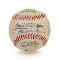 A Group of Hall of Fame Baseball Owner Bill Veeck Signed Autograph Items (BAS Beckett Authentication Services Certified),