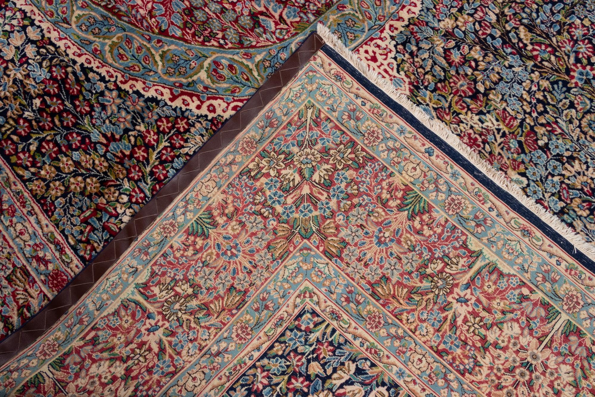 A Kirman Wool Rug