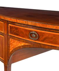 A George III Satinwood and Ebony-Banded Mahogany Sideboard