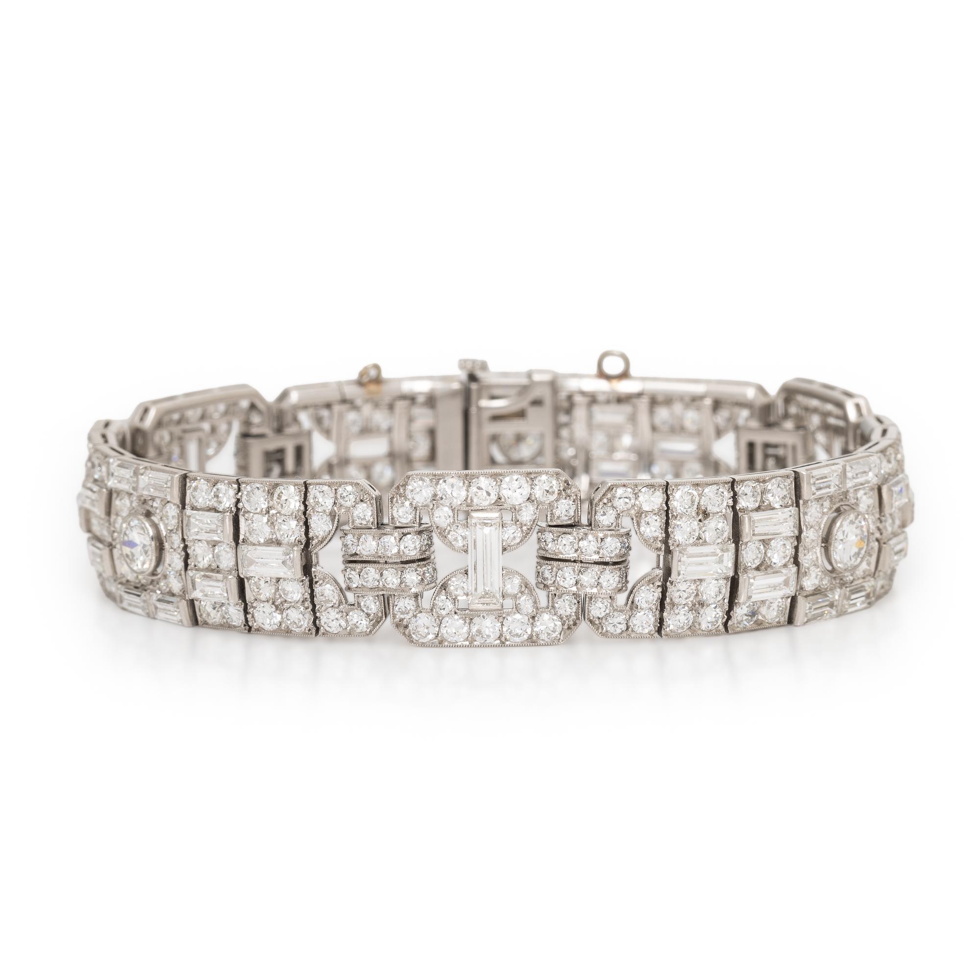 Art Deco, Diamond and Platinum Bracelet