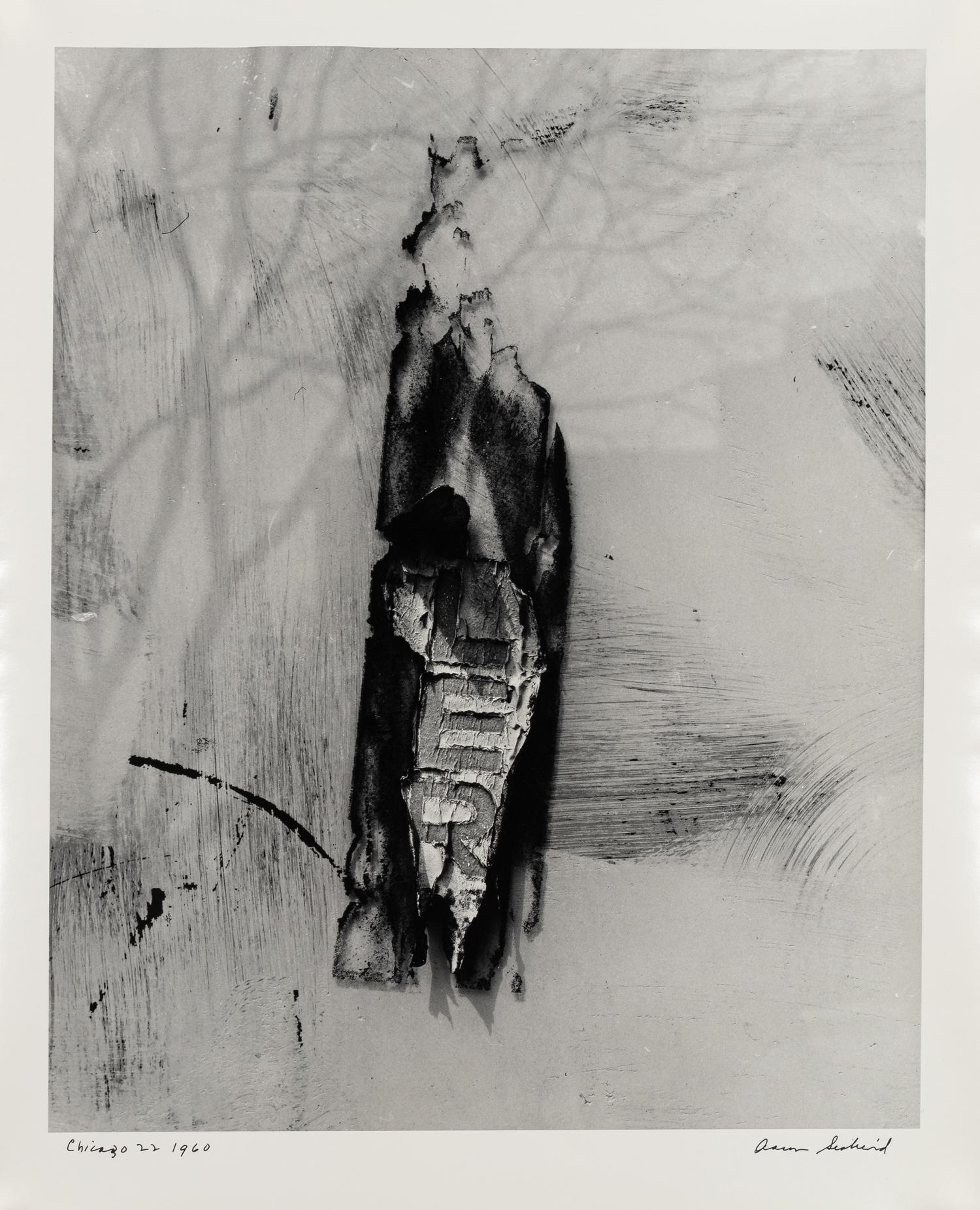 Aaron Siskind (1903-1991) Chicago 22, 1960