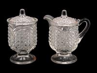 A Large Collection of Indiana Tumbler and Goblet Company Glass Articles