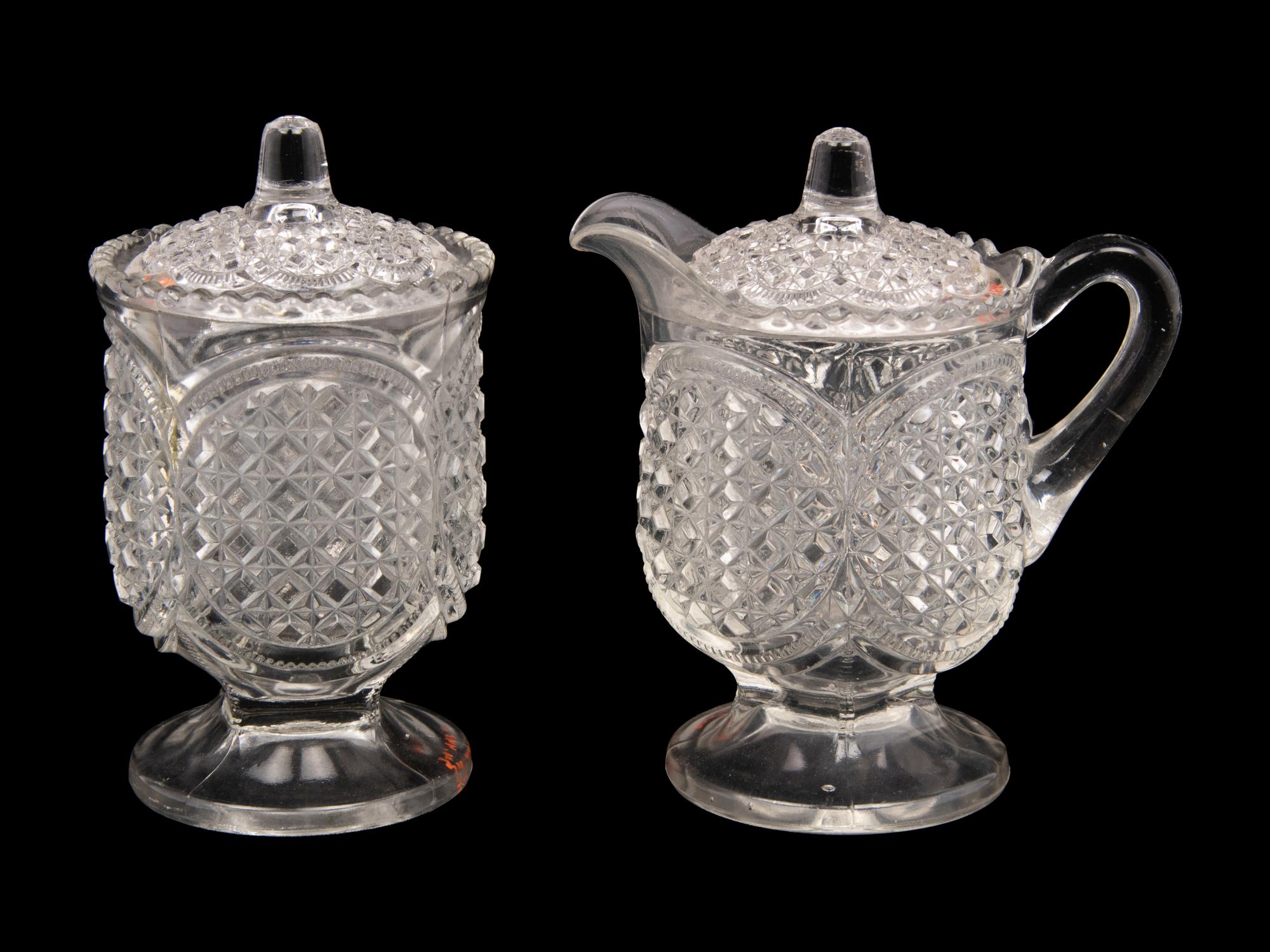 A Large Collection of Indiana Tumbler and Goblet Company Glass Articles