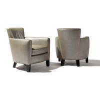 Christian Liaigre (French, 1943-2020) — Pair of Upholstered Library Chairs