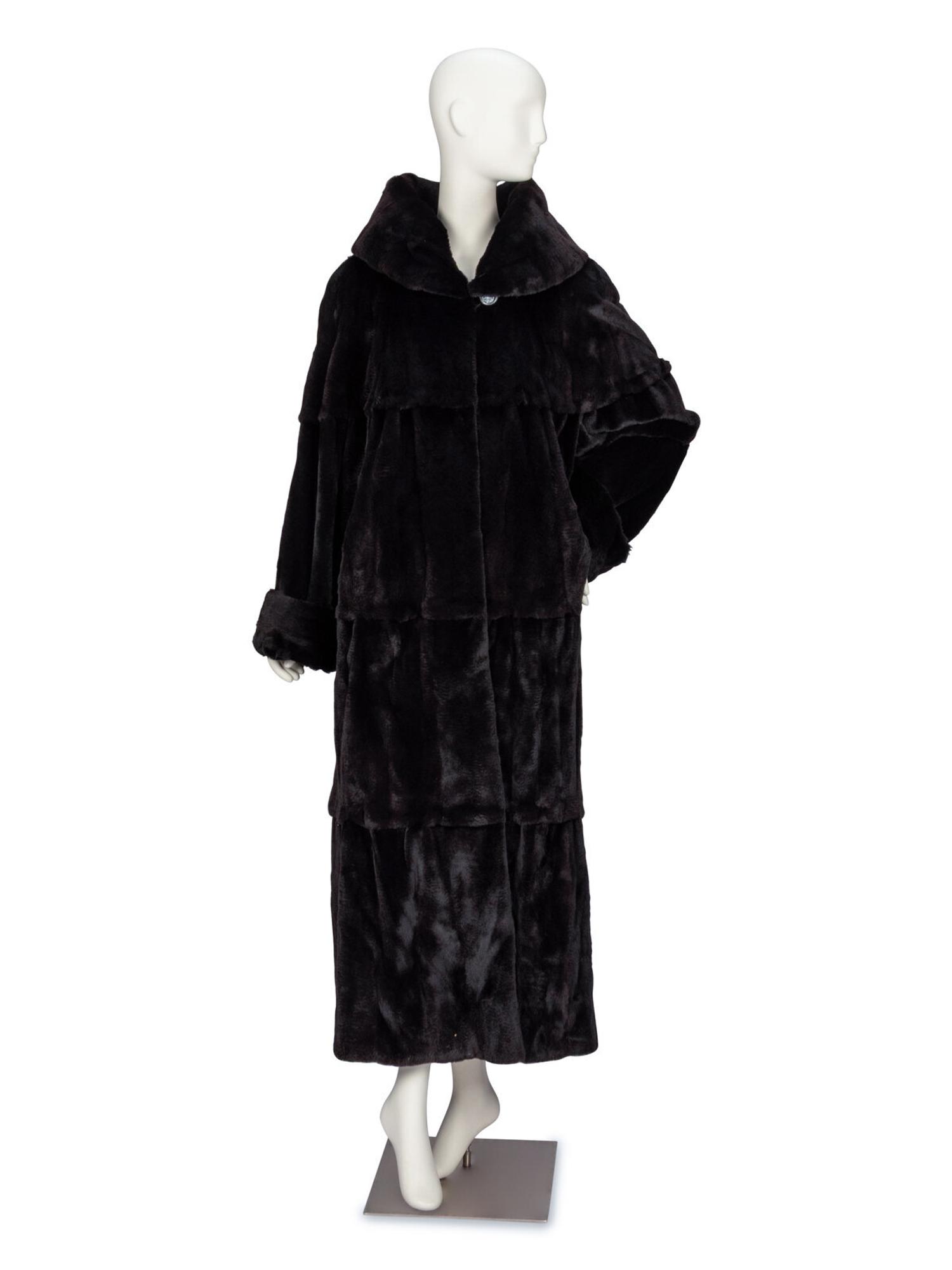 A Sheared Mink Fur Coat