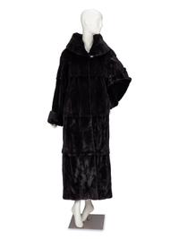 A Sheared Mink Fur Coat