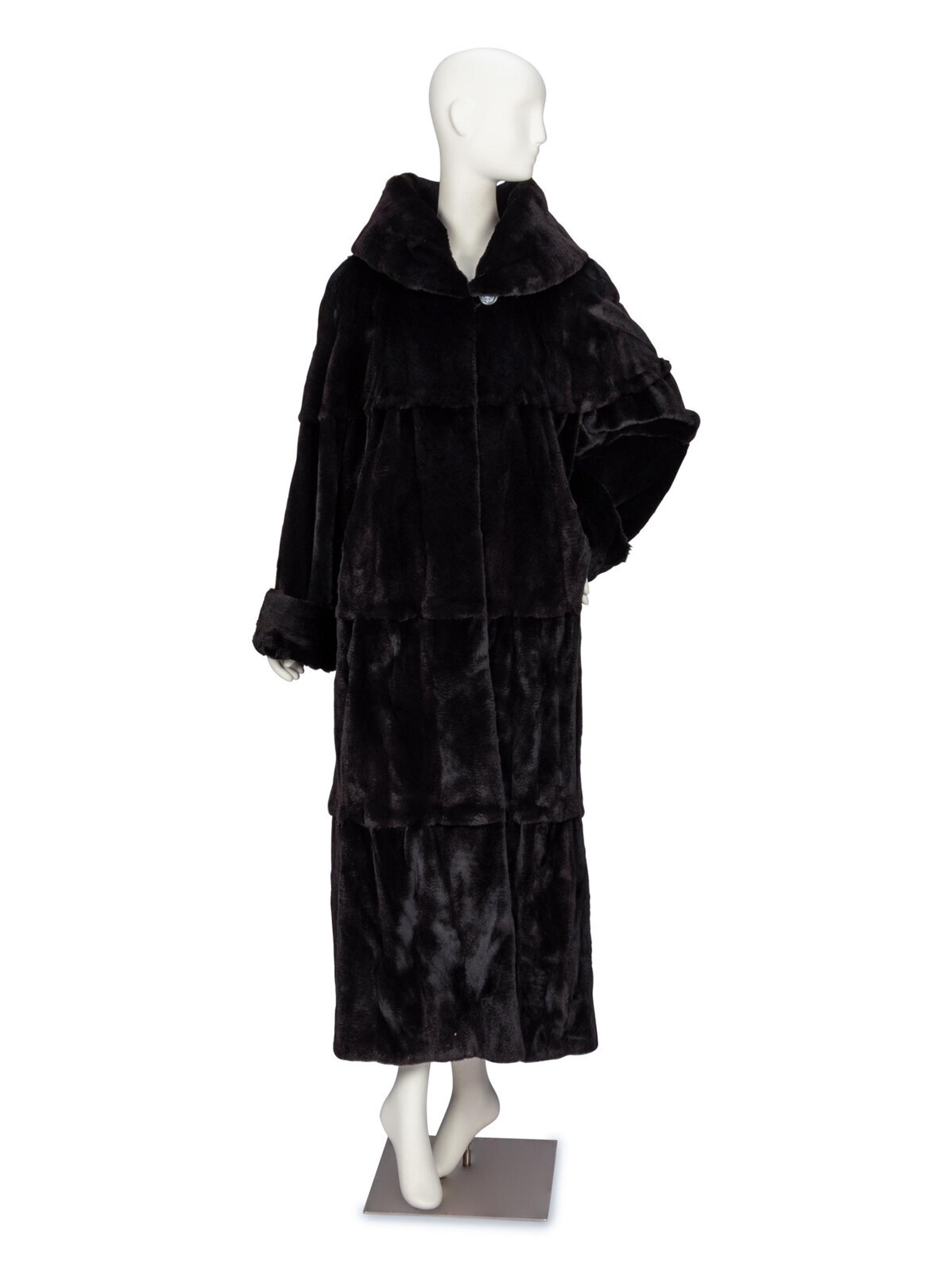 A Sheared Mink Fur Coat