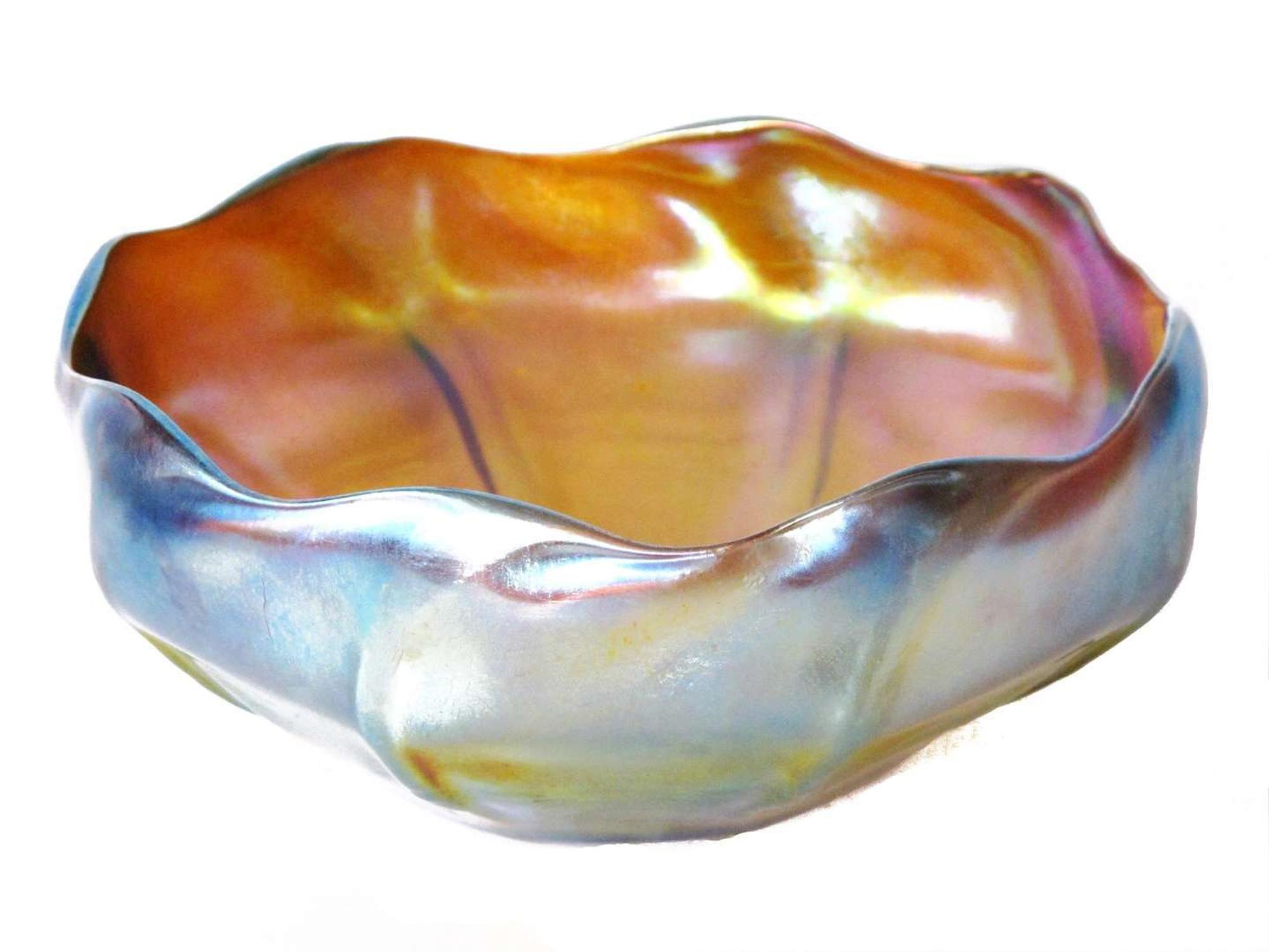 Favrile bowl tiffany, new york, ny, circa 1920
