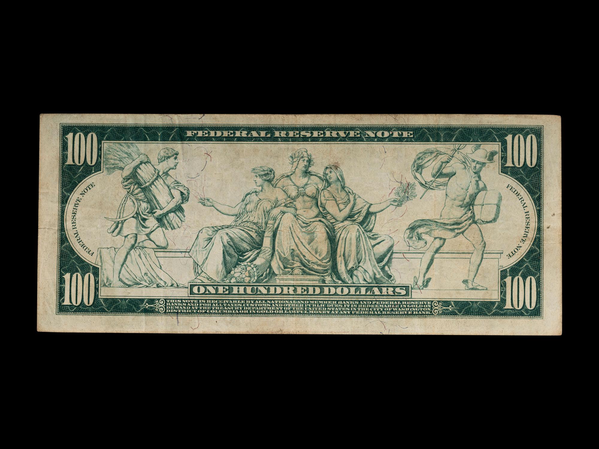 A Series 1914 $100 Federal Reserve Note [Fr. 1128]