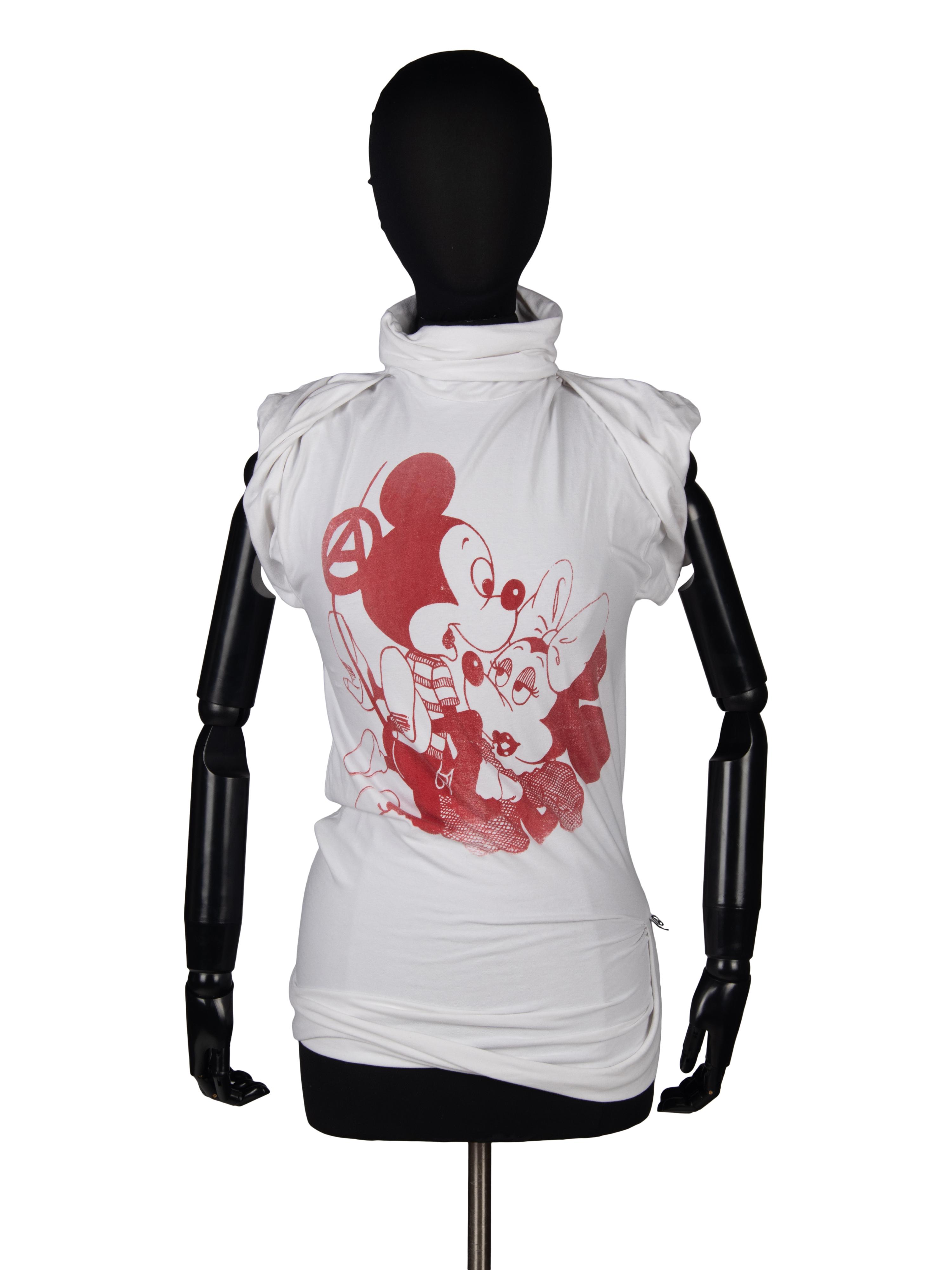Vivienne Westwood-Malcolm McClaren "Seditionaries" Top Mickey & Minnie