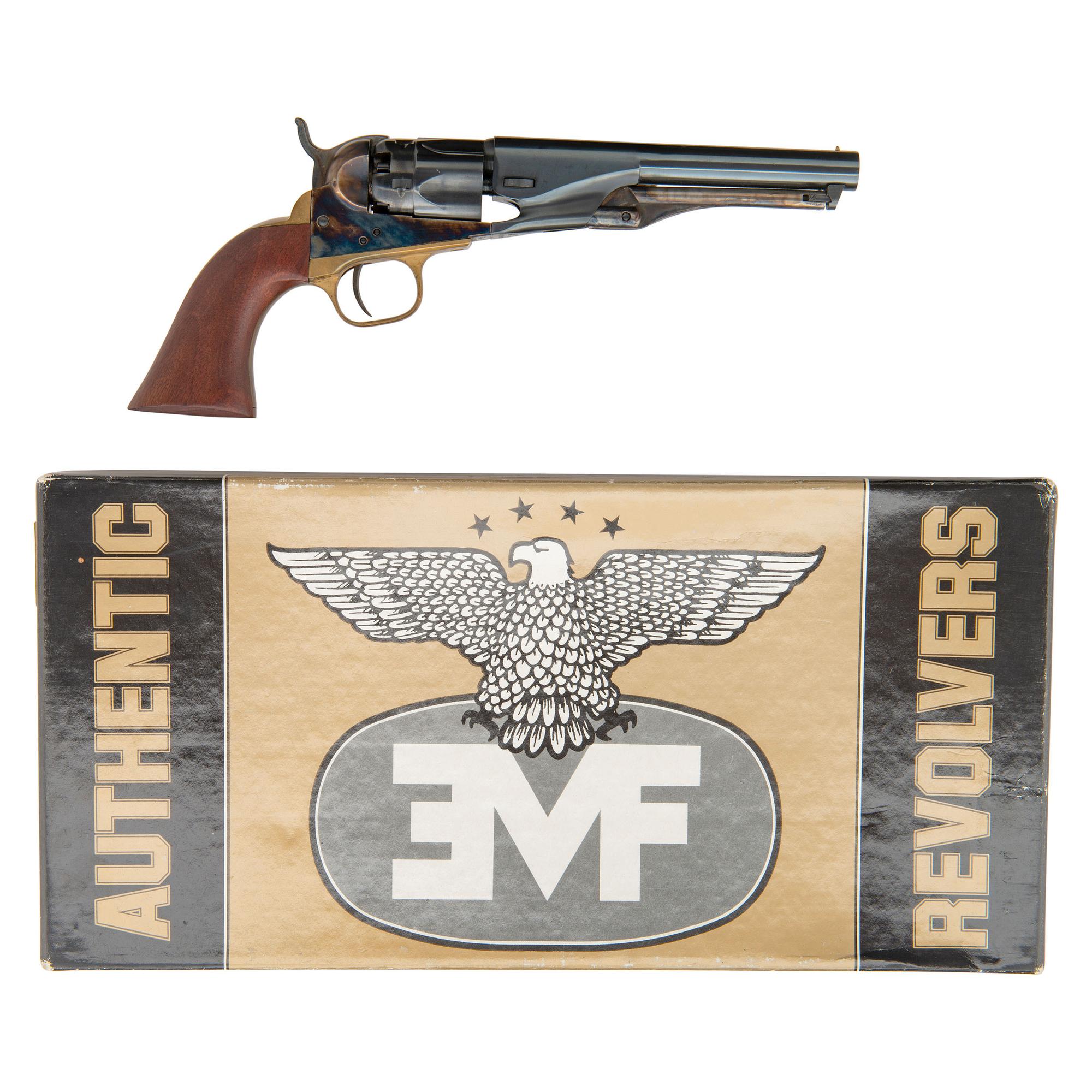 Armi San Marco/EMF Reproduction Colt Model 1862 Police Percussion Revolver in Box