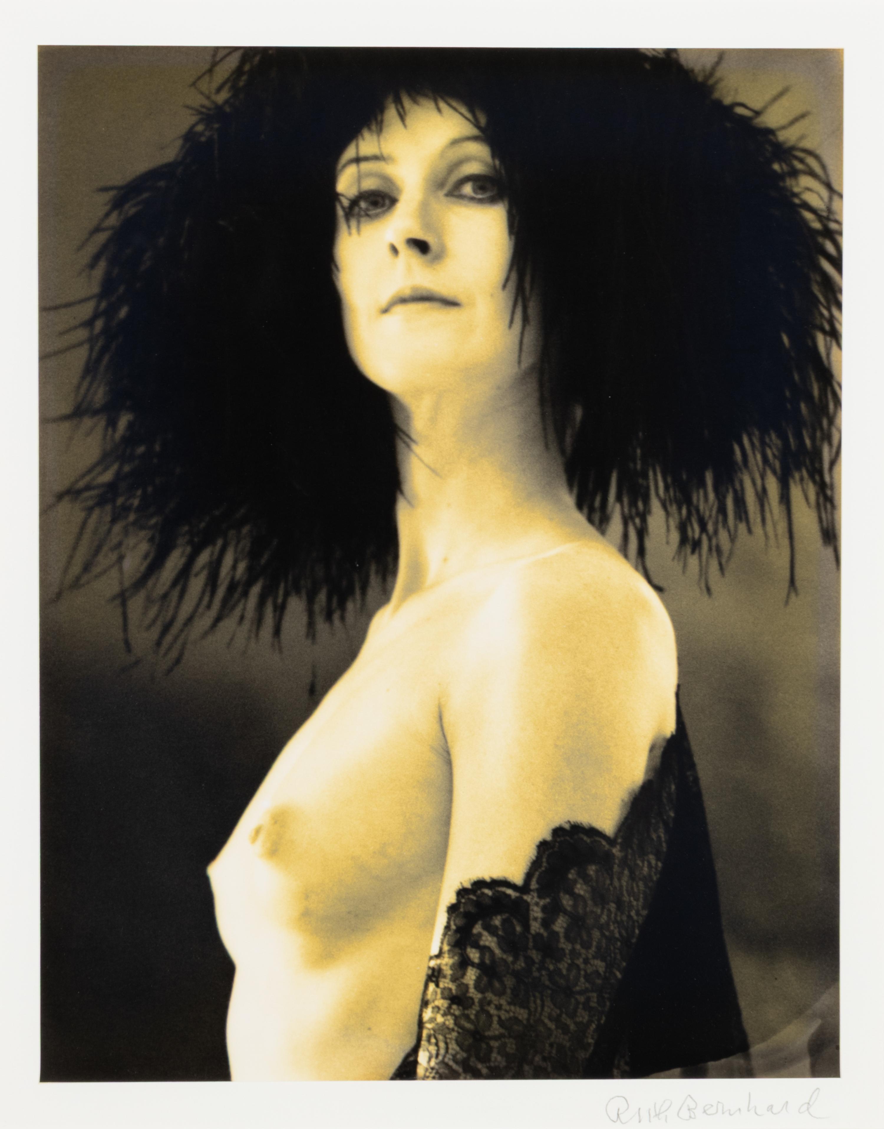 Ruth Bernhard (American, 1905-2006) — Billie with Feathers, 1972; printed later