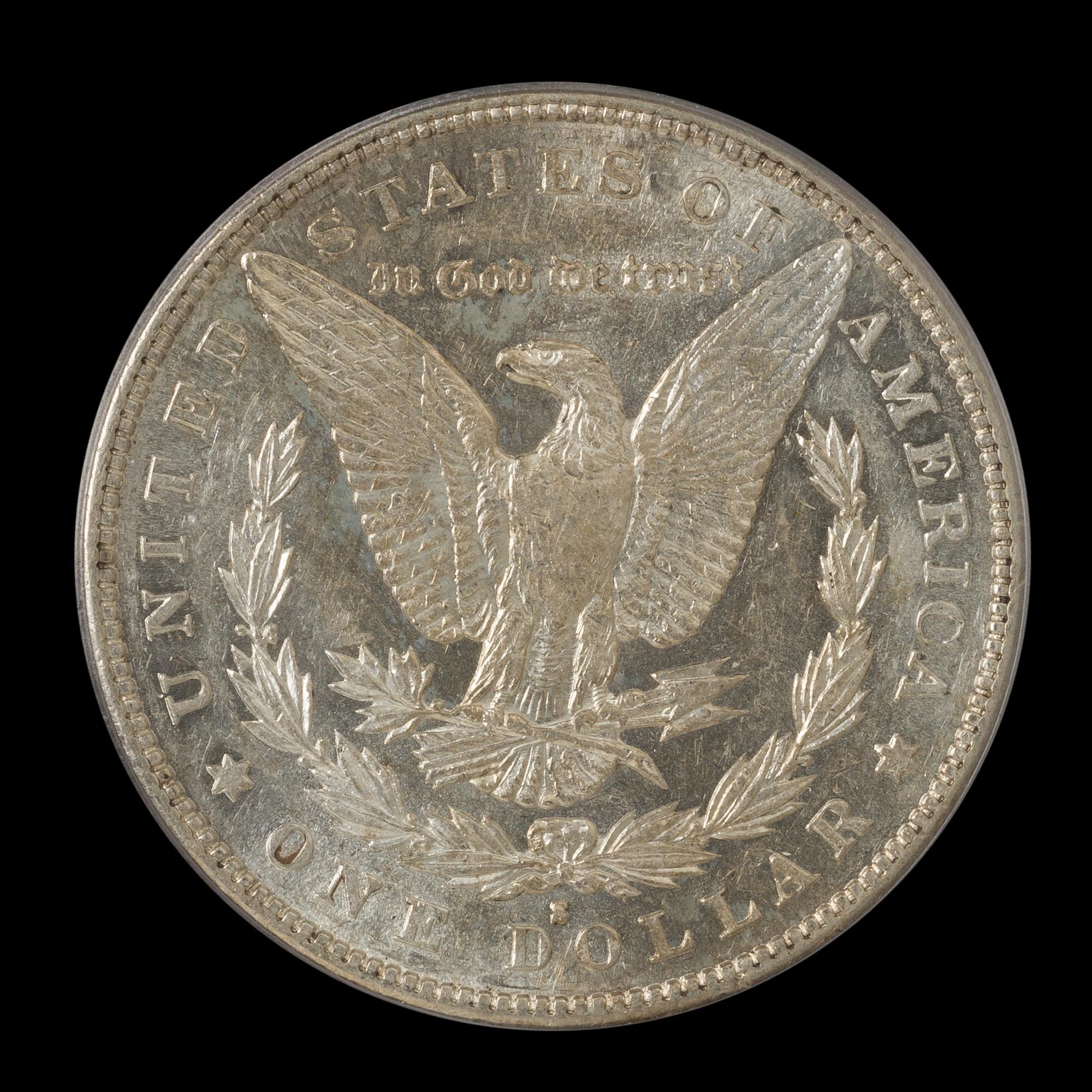 A United States 1888-S Morgan Silver Dollar Coin