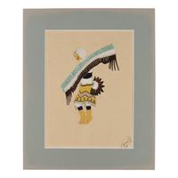 Abel Sanchez, Oqwa Pi (San Ildefonso, 1899-1971) — Eagle Dancer