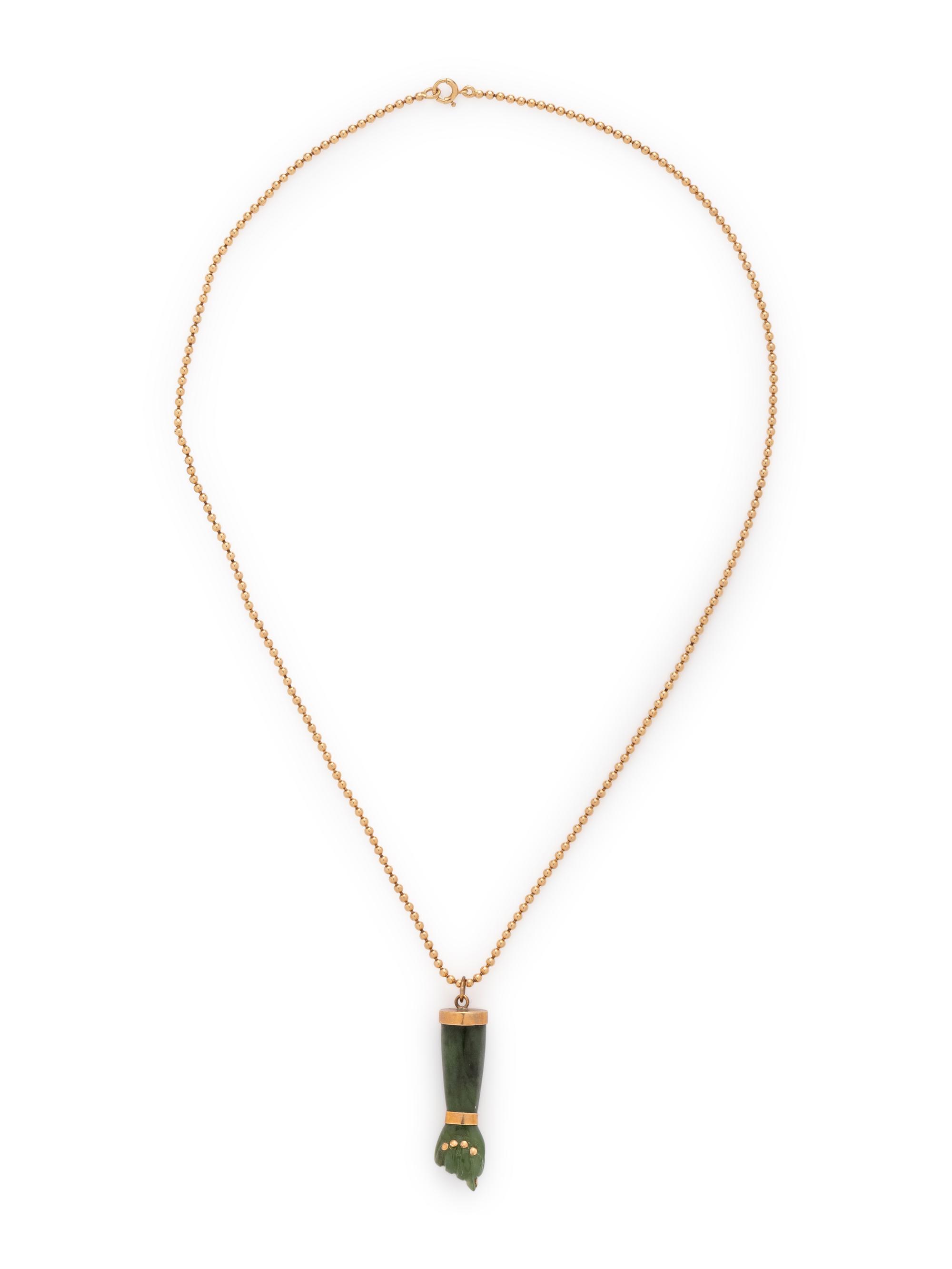 COLLECTION OF YELLOW GOLD PENDANT/NECKLACES