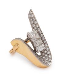 BICOLOR GOLD AND DIAMOND RING