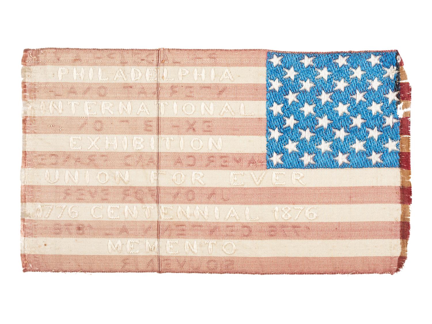 [FLAGS]. 36-star Philadelphia International Exhibition flag. Ca 1876.