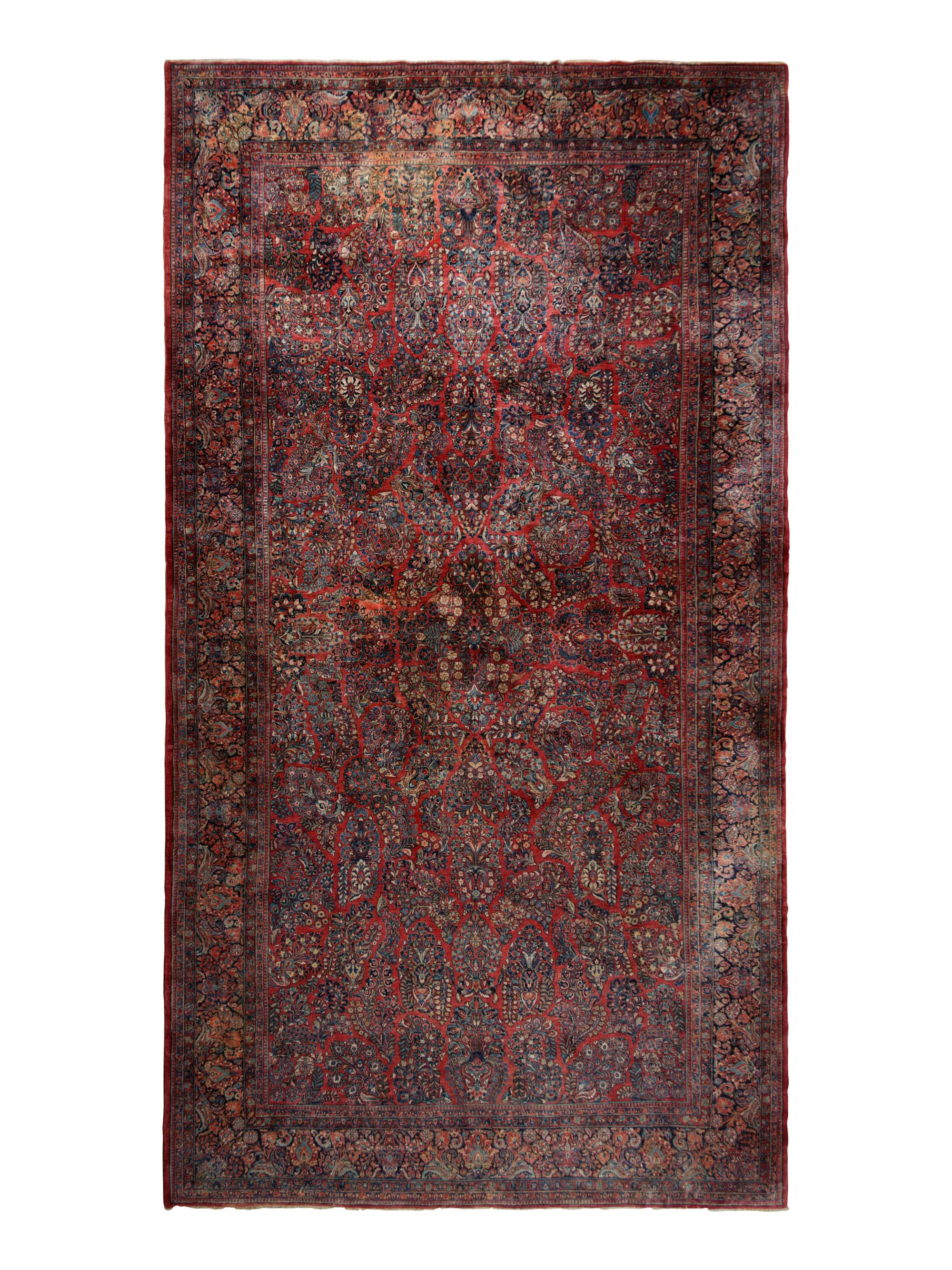 A Sarouk Wool Rug
