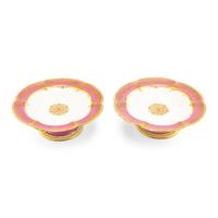 A Pair of Coalport Porcelain Dessert Stands