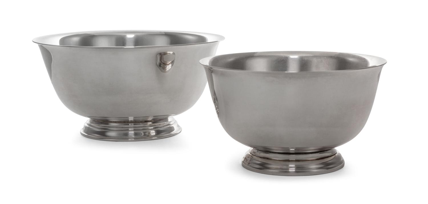 Two American Silver "Revere" Bowls, Towle Silversmiths, Newburyport, MA,