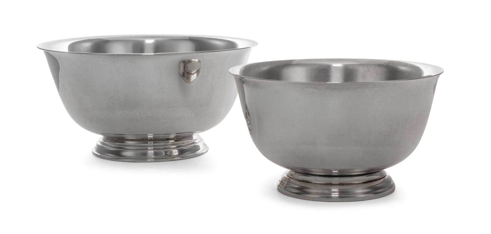 Two American Silver "Revere" Bowls, Towle Silversmiths, Newburyport, MA,