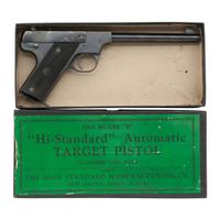 **Hi-Standard Model B Pistol with Box