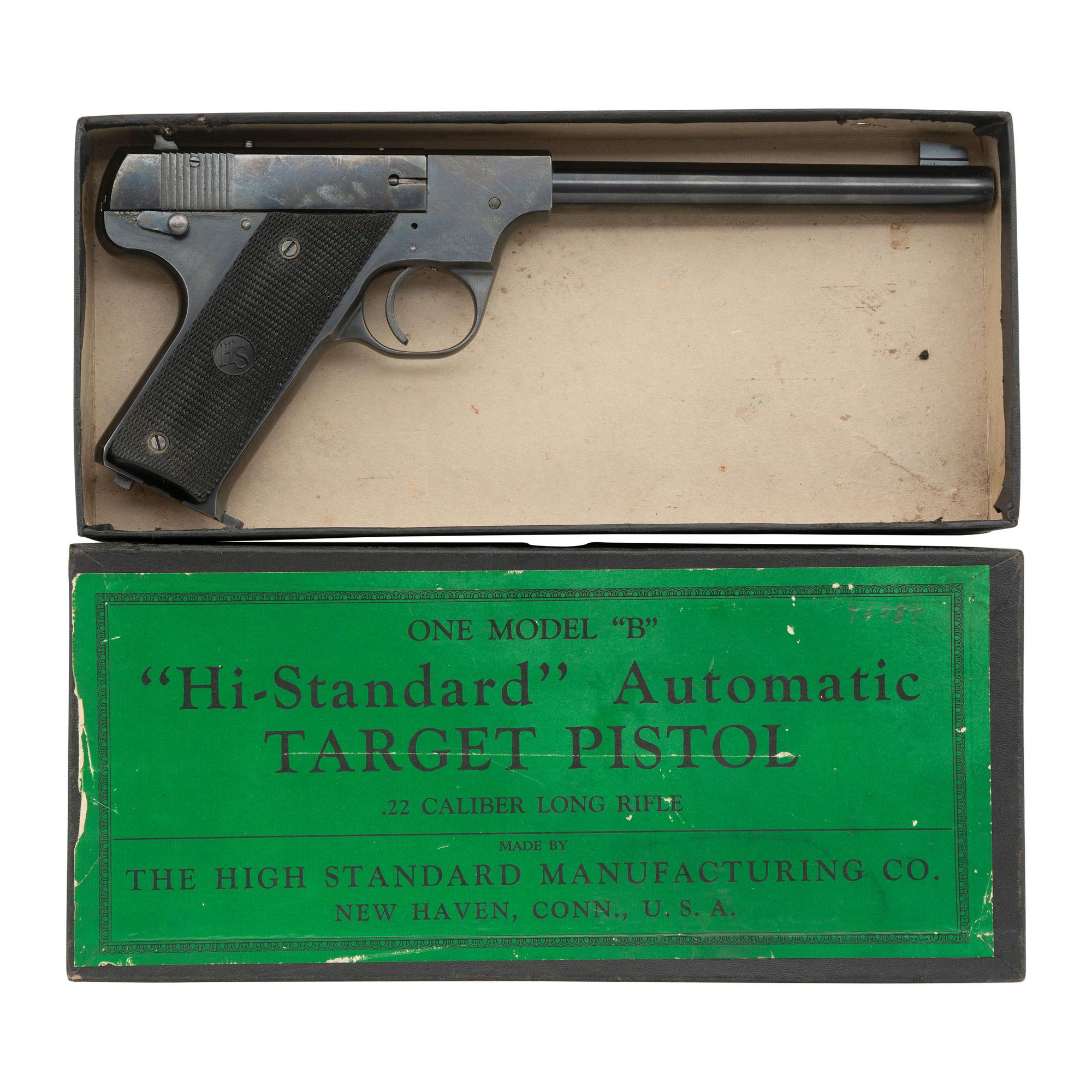 **Hi-Standard Model B Pistol with Box