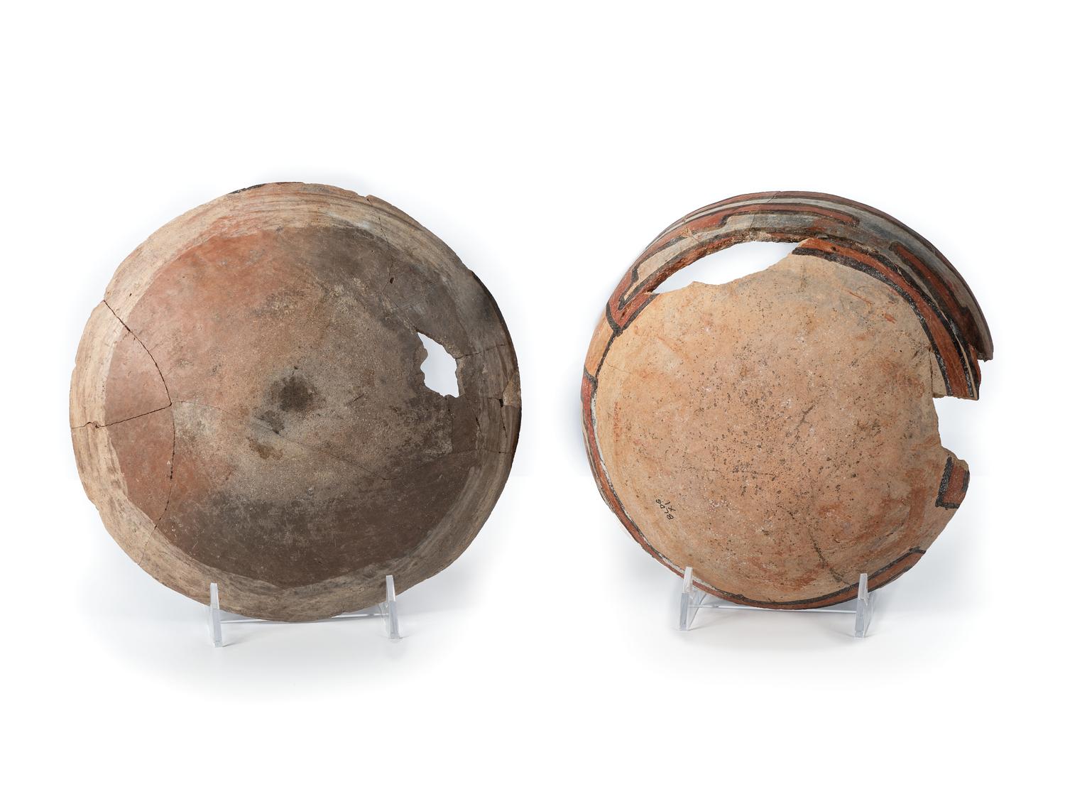 Pair of San Lazaro Pueblo Pottery Bowls, From the Collection of Forrest Fenn