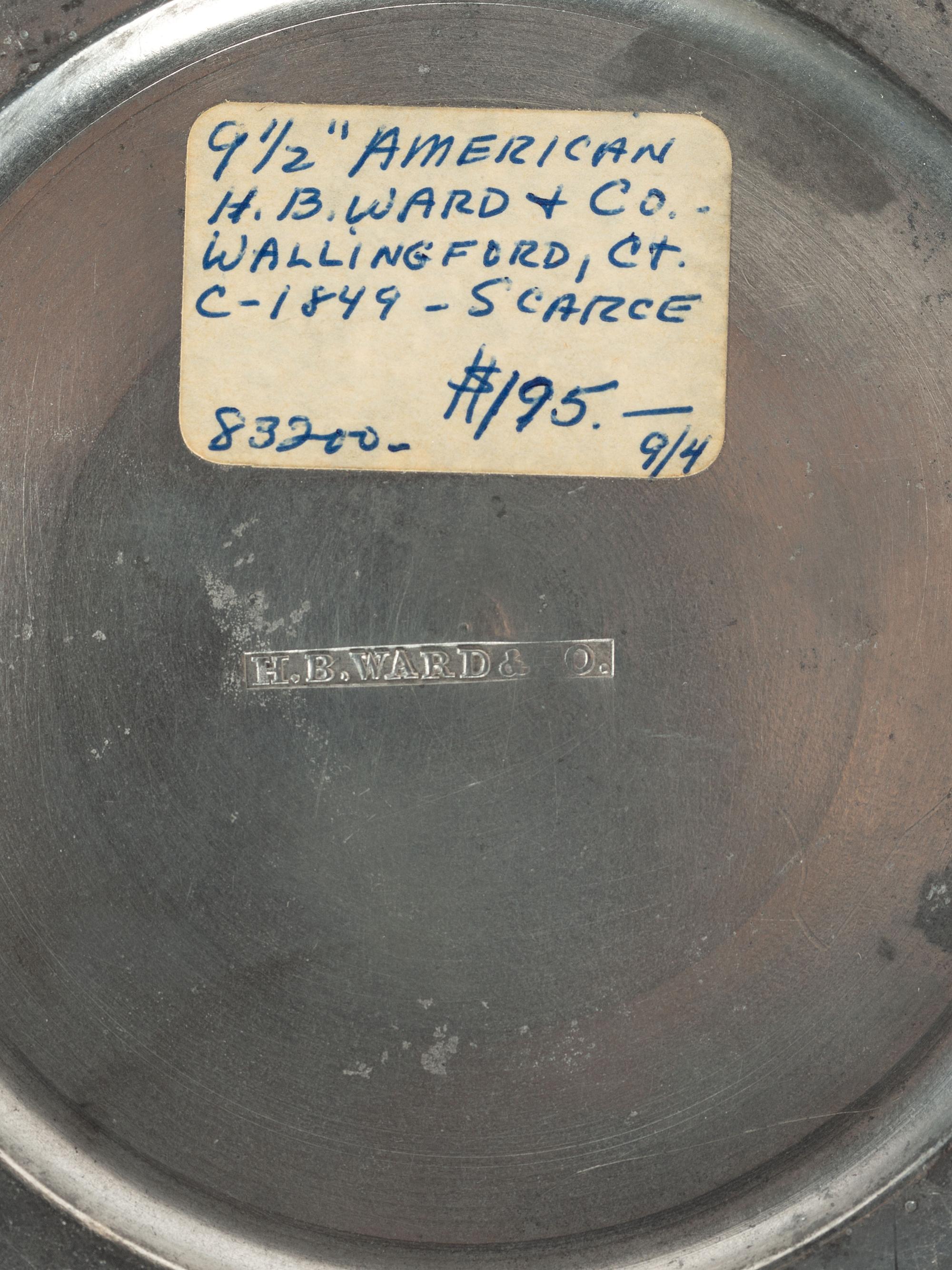 A Collection of American Pewter Table Articles