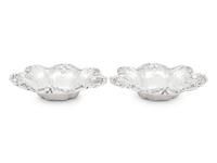 A Pair of American Silver Francis I Nut Dishes