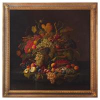 Still Life with Summer Fruit and Bird's Nest