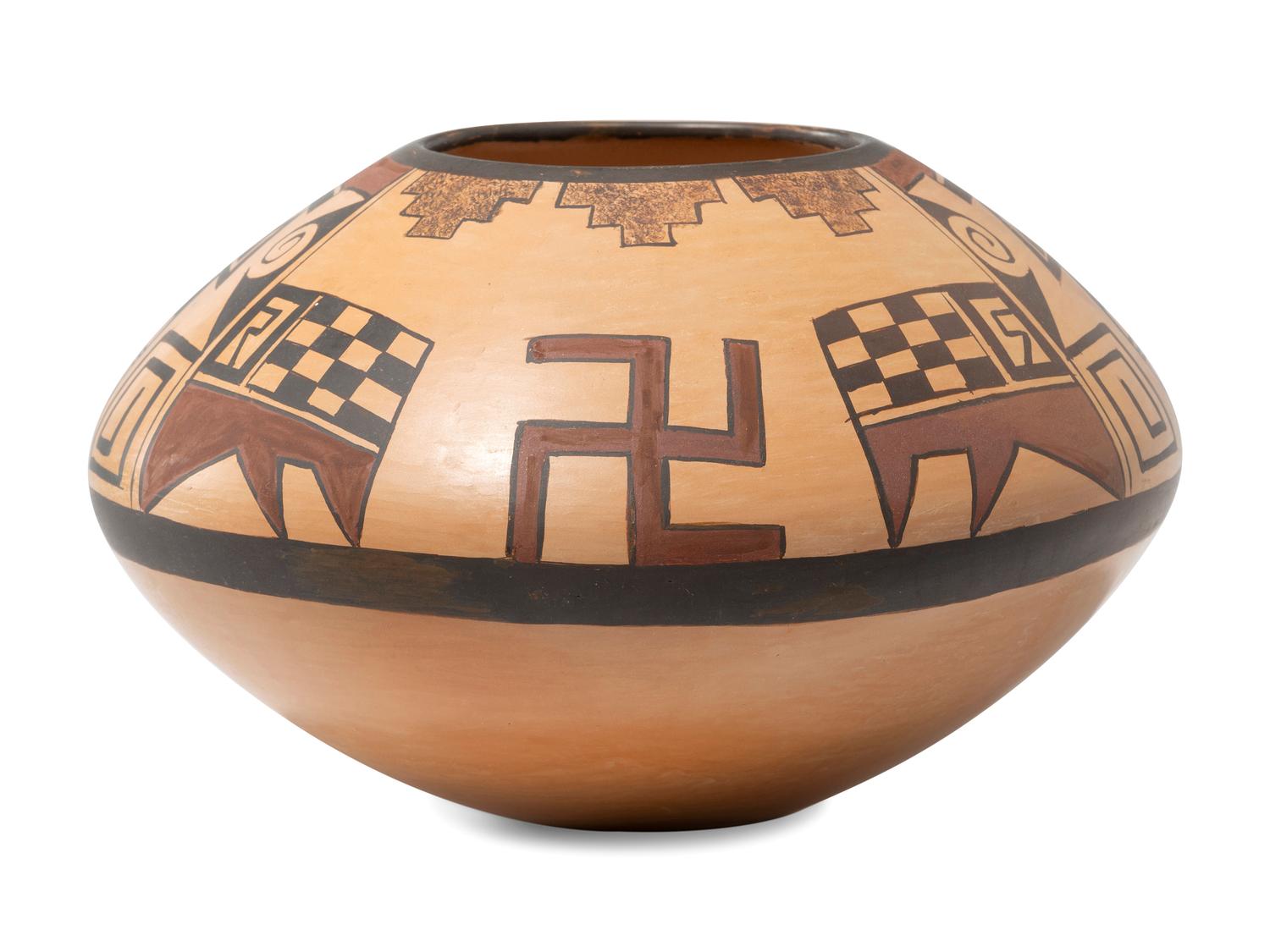 Polychrome Pottery Jar