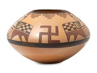 Polychrome Pottery Jar