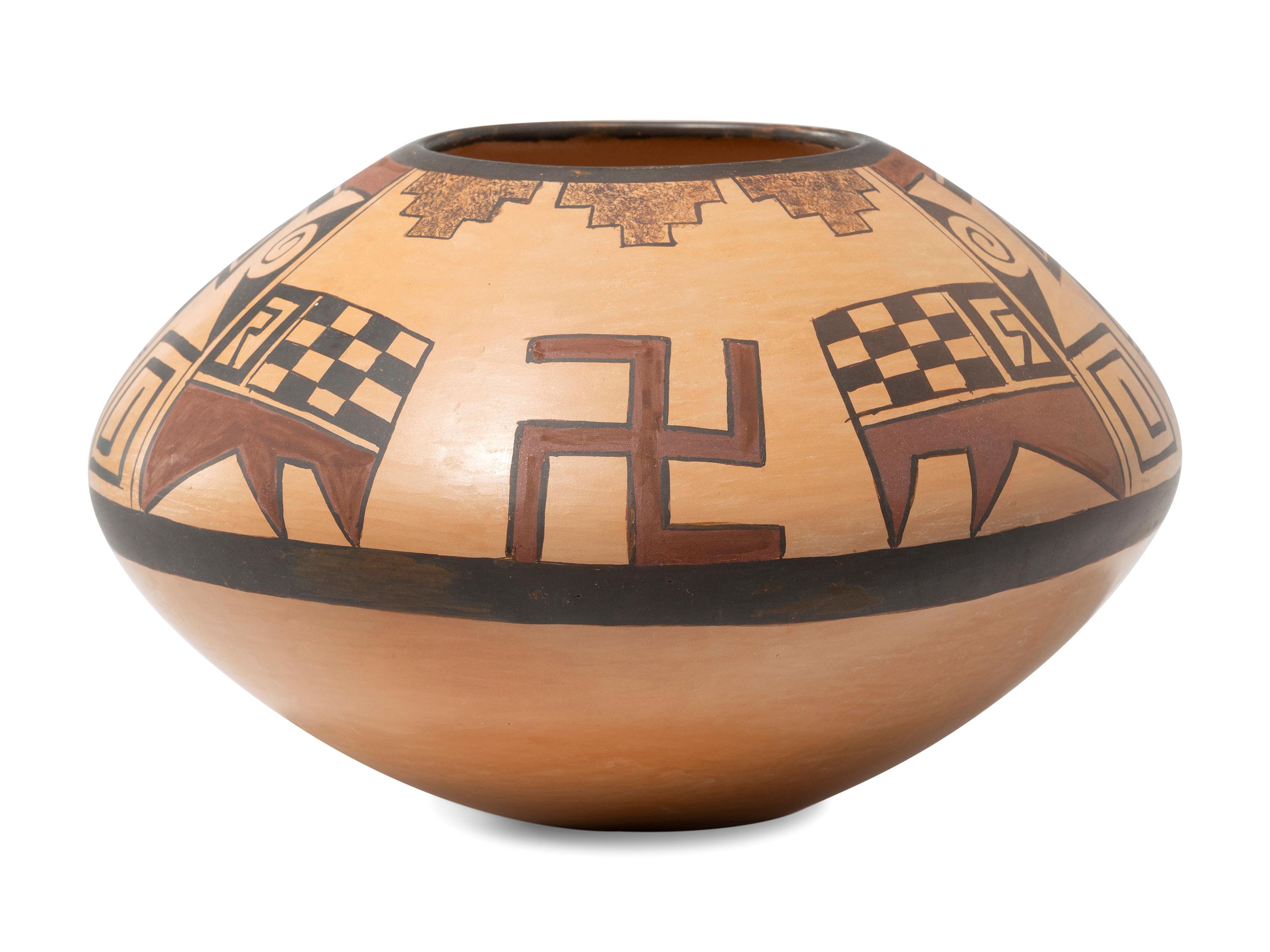 Polychrome Pottery Jar