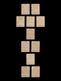 A Group of 11 1910 T220 Boxing Cards