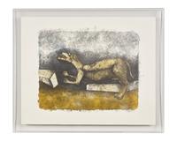 Perro Herido , from the Tamayo 90 aniversario series, 1989