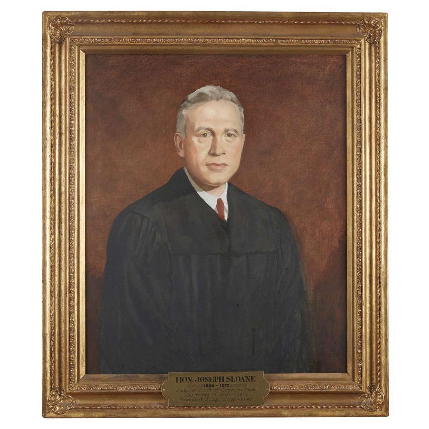 American School 20th century Portrait of Joseph Sloane (1898-1972)