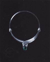A Collection of Original Gouache on Paper Jewelry Designs by Anne Howe Geyer for Trabert & Hoeffer-Mauboussin,