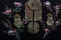 Two Small Chinese Mother-of-Pearl Inlaid Hardwood Chests