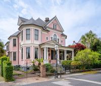A Pair of Louis XVI Style Gilt Bronze Mounted Marble Cassolettes