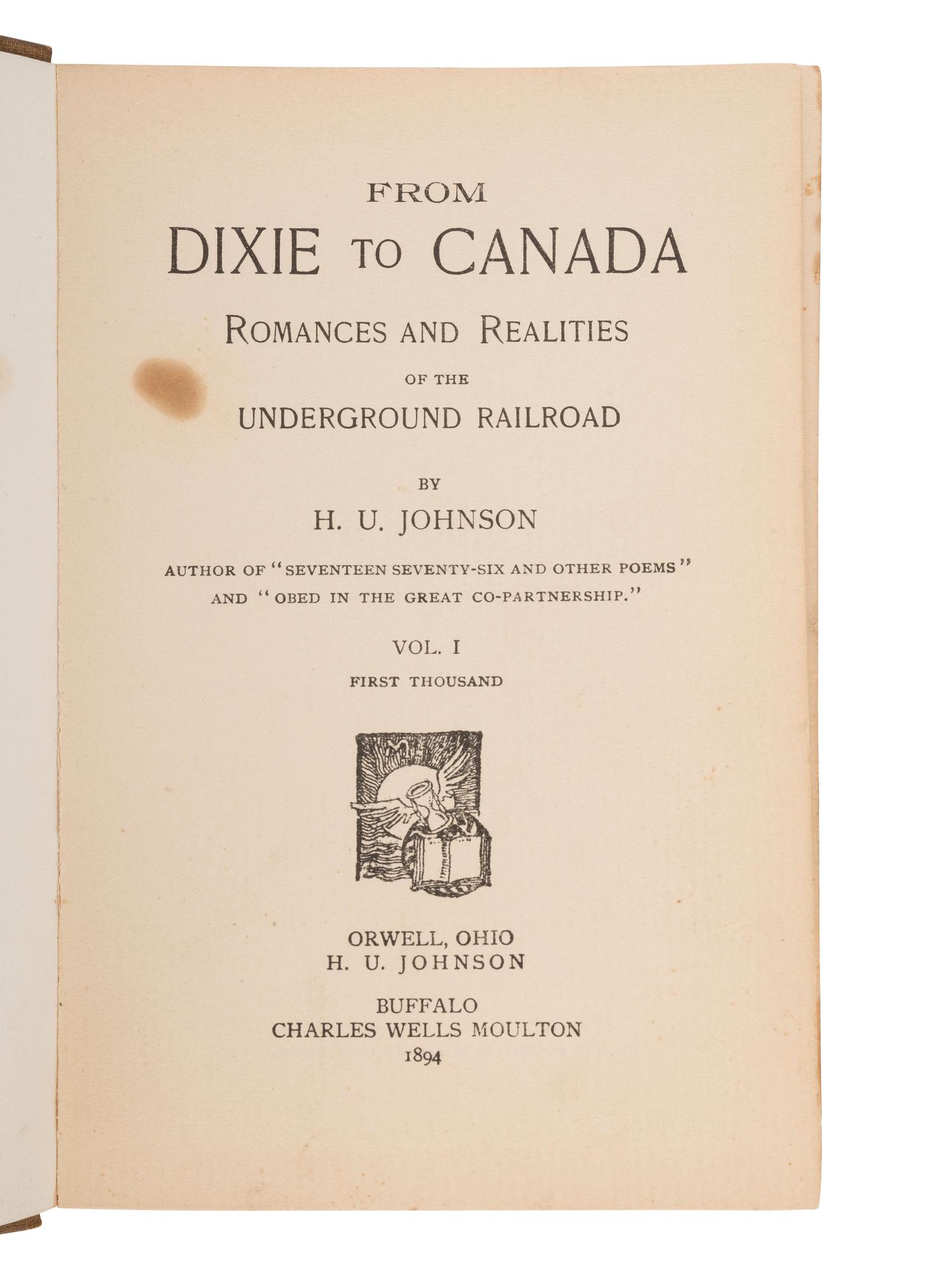 [ENSLAVEMENT] 2 titles incl. Life of James Mars, A Slave Born and Sold in Connecticut , 1867.