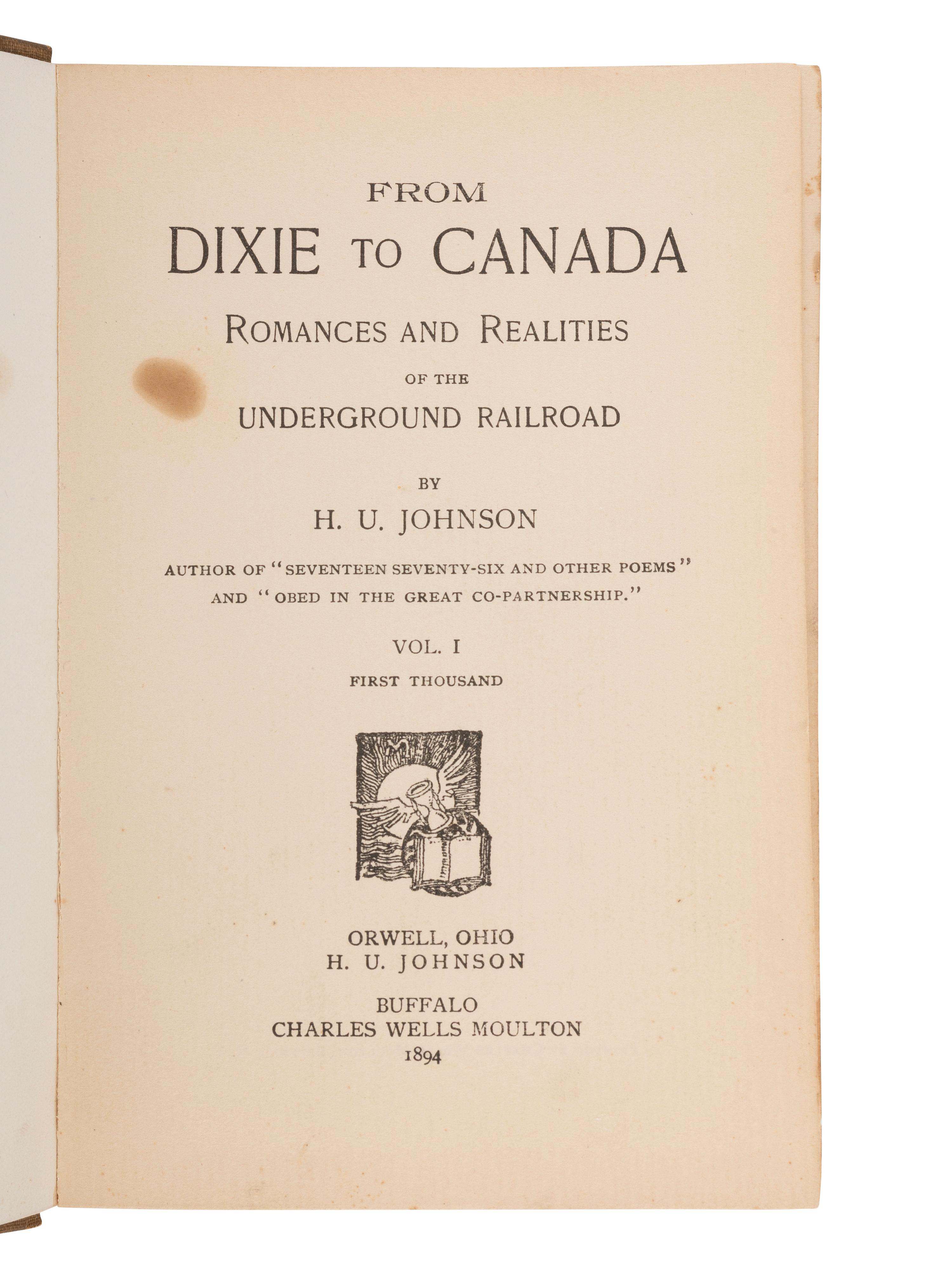 [ENSLAVEMENT] 2 titles incl. Life of James Mars, A Slave Born and Sold in Connecticut , 1867.