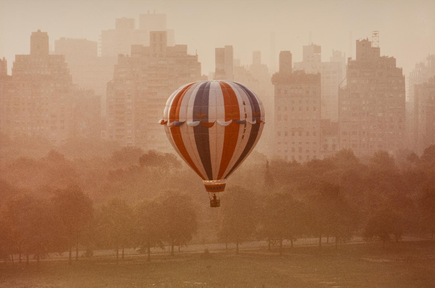 Ruth Orkin (1921-1985) Balloon over Sheep Meadow, Central Park, 1971