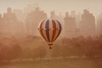 Ruth Orkin (1921-1985) Balloon over Sheep Meadow, Central Park, 1971