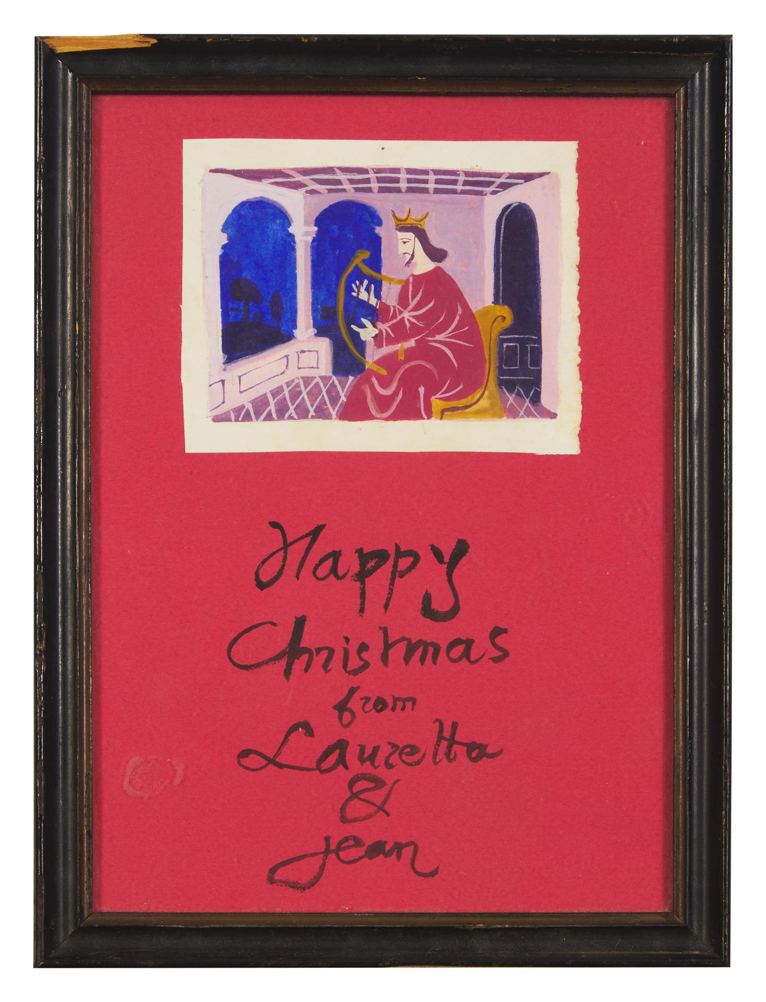Le Roi David (Christmas Card) , 1983