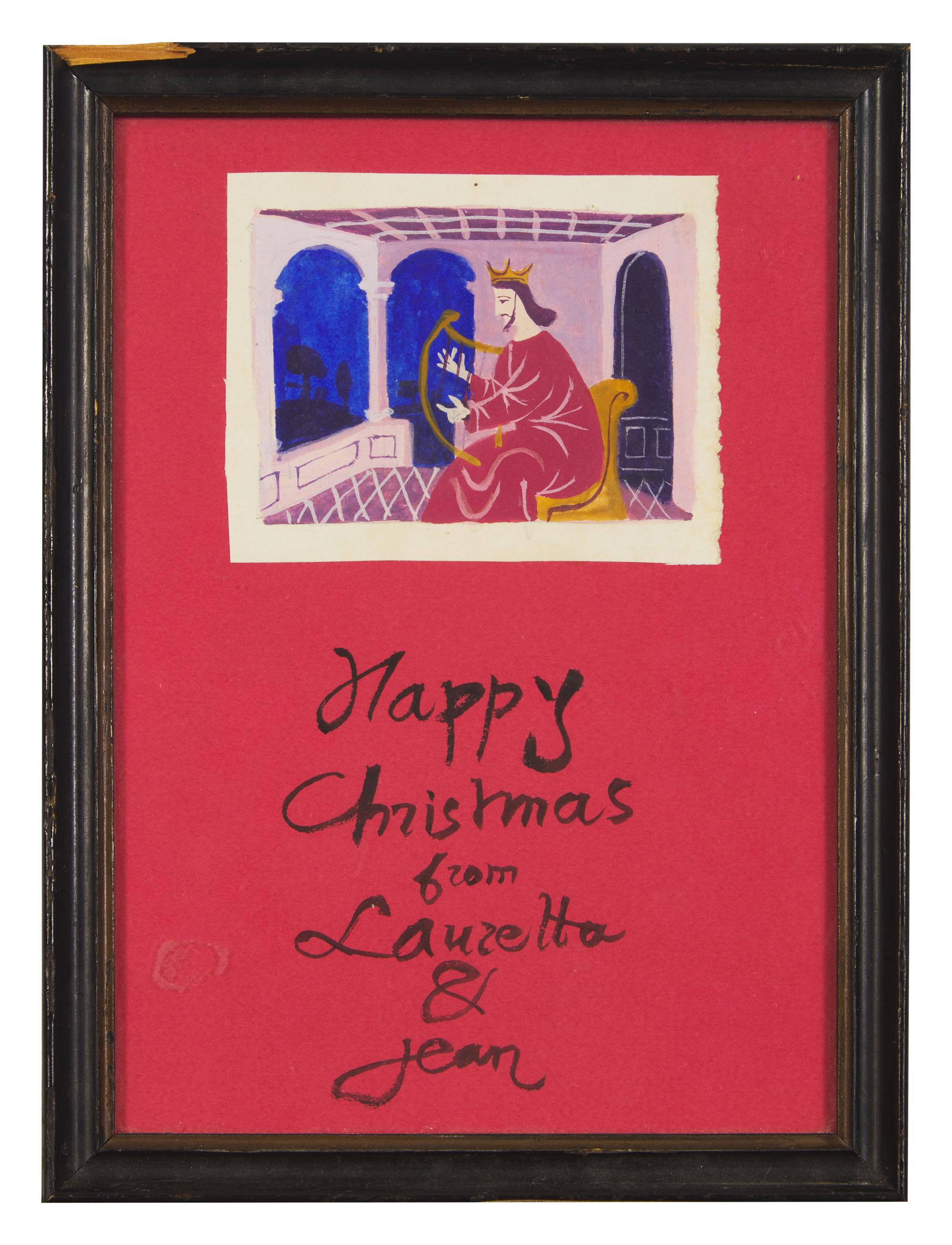 Le Roi David (Christmas Card) , 1983