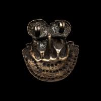 An Egyptian Gilt-Silver Aegis