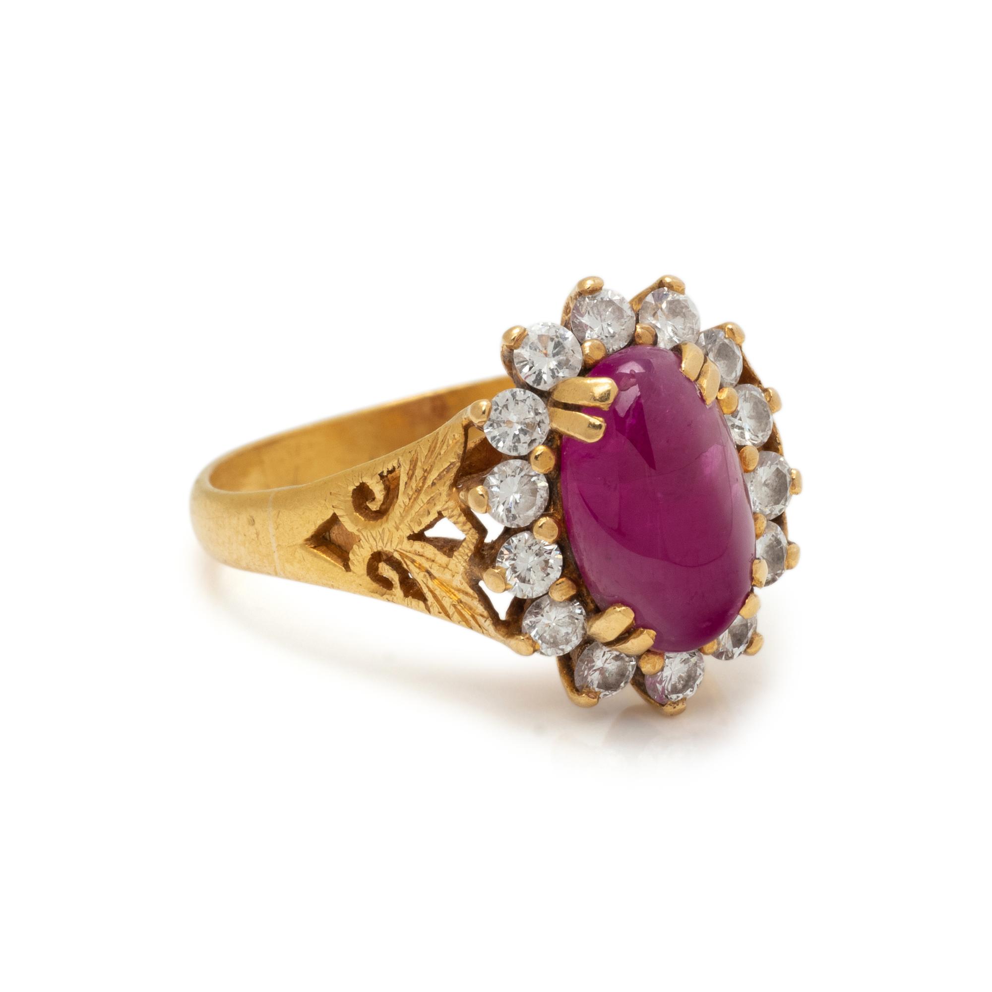 RUBY AND DIAMOND RING