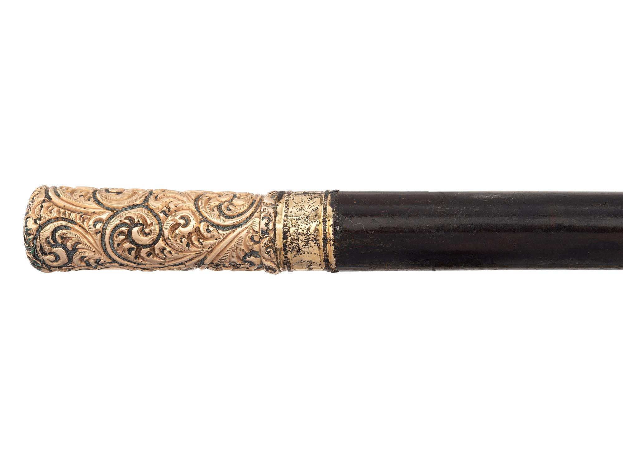 [CIVIL WAR]. Presentation cane identified to Confederate cavalry officer General William H. Jackson.